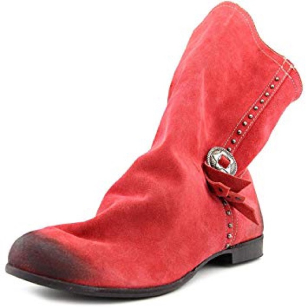 Coconuts by Matisse Red Chippewa ankle booties
